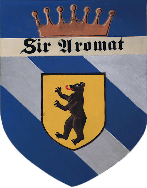 Wappen des Rt. Sir Aromat