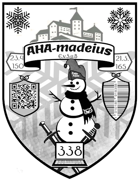 Wappen des RT AHA-madeius aus dem Reych 338 Trutze Achalm